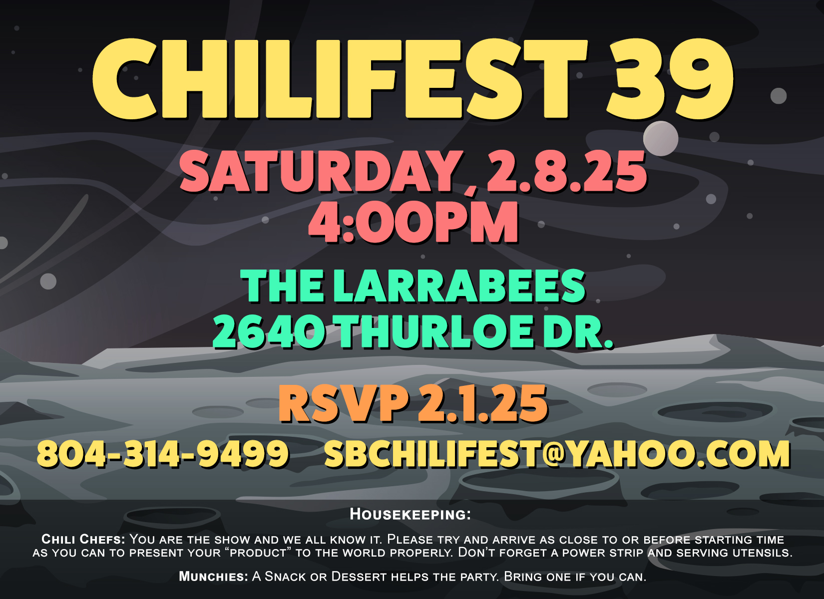 suber bowl chili fest